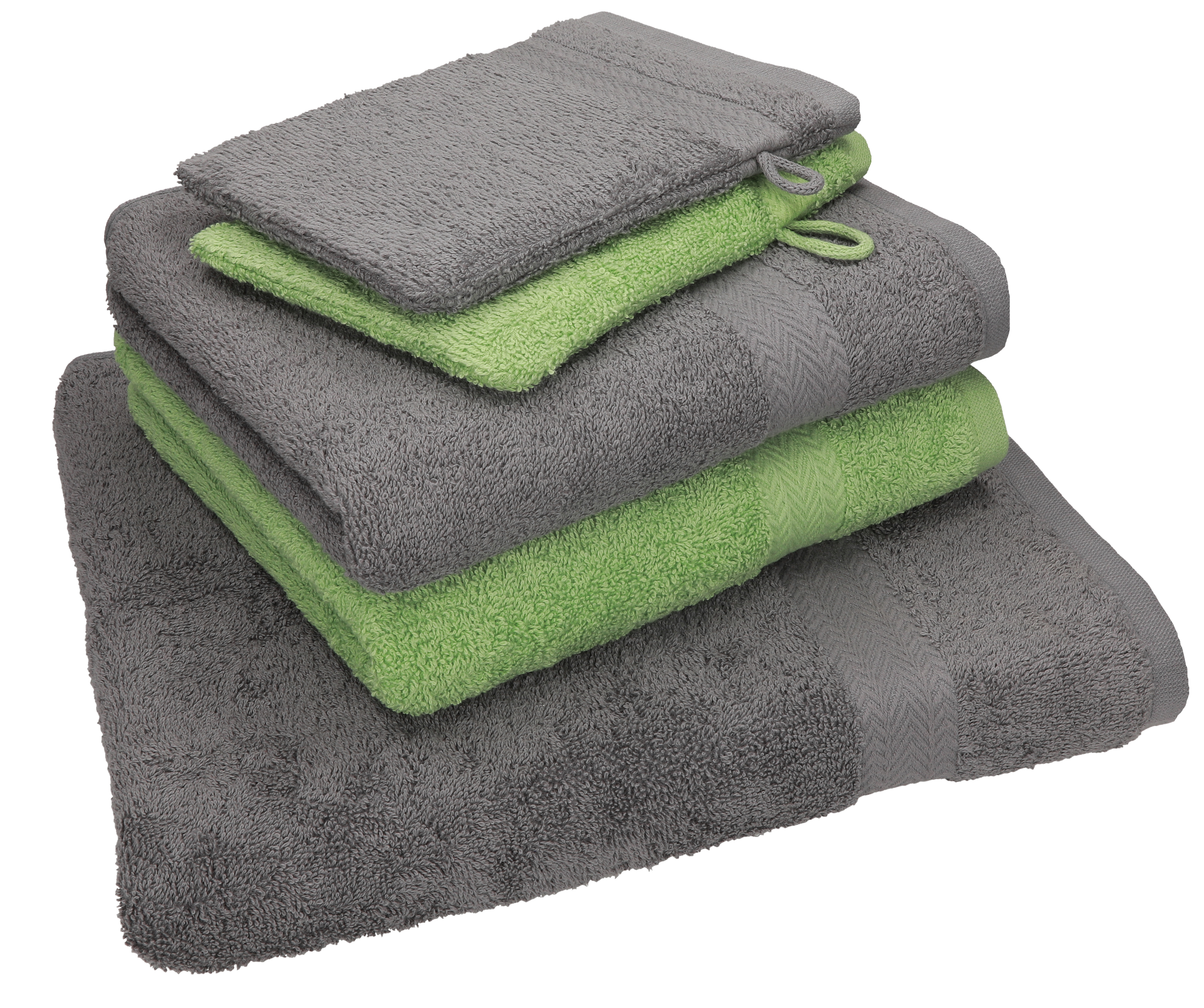 Betz 5 pezzi set di asciugamani SINGLE Pack 100% cotone 1 telo da