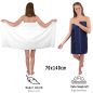 Preview: Betz 6-tlg. Handtuch-Set PREMIUM 100% Baumwolle 2 Duschtücher 4 Handtücher Farbe dunkelblau und weiß