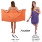 Preview: Betz 10 Piece Towel Set CLASSIC 100% Cotton 2 Bath Towels 4 Hand Towels 2 Guest Towels 2 Face Cloths Colour: purple & orange