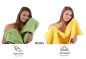 Preview: Betz 10 Piece Towel Set CLASSIC 100% Cotton 2 Bath Towels 4 Hand Towels 2 Guest Towels 2 Face Cloths Colour: apple green & yellow