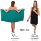 Preview: Betz 10 Piece Towel Set CLASSIC 100% Cotton 2 Face Cloths 2 Guest Towels 4 Hand Towels 2 Bath Towels Colour: emerald green & black