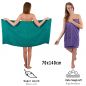 Preview: Betz Juego de 10 toallas CLASSIC 100% algodón 2 toallas de baño 4 toallas de lavabo 2 toallas de tocador 2 toallas faciales verde esmeralda y lila