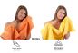 Preview: Betz 10 Piece Towel Set CLASSIC 100% Cotton 2 Face Cloths 2 Guest Towels 4 Hand Towels 2 Bath Towels Colour: orange & yellow