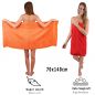 Preview: Betz Set di 10 asciugamani Classic-Premium 2 lavette 2 asciugamani per ospiti 4 asciugamani 2 asciugamani da doccia 100 % cotone colore arancione e rosso