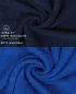 Preview: Betz 10-tlg. Handtuch-Set CLASSIC 100% Baumwolle 2 Duschtücher 4 Handtücher 2 Gästetücher 2 Seiftücher Farbe dunkelblau und royalblau