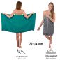 Preview: Betz Juego de 10 toallas CLASSIC 100% algodón de color: verde esmeralda y gris antracita