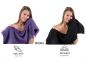 Preview: Lot de 10 serviettes Premium noir et violet, 2 serviettes de bain, 4 serviettes de toilette, 2 serviettes d'invité et 2 gants de toilette de Betz