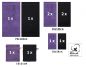 Preview: Lot de 10 serviettes Premium noir et violet, 2 serviettes de bain, 4 serviettes de toilette, 2 serviettes d'invité et 2 gants de toilette de Betz