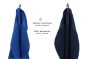 Preview: Betz 10 Piece Towel Set PREMIUM 100% Cotton 2 Wash Mitts 2 Guest Towels 4 Hand Towels 2 Bath Towels Colour: royal blue & dark blue