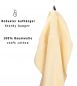 Preview: Betz 5 Piece Towel Set GOLD 100% Cotton 1 Bath Towel 2 Hand Towels 2 Face Cloths Colour: beige