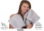 Preview: Betz 5 Piece Towel Set GOLD 100% Cotton 1 Bath Towel 2 Hand Towels 2 Face Cloths Colour: silver grey