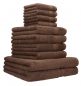 Preview: Betz 10-tlg. Handtuch-Set GOLD Luxus Qualität 600g/m² 100% Baumwolle 2 Duschtücher 4 Handtücher 4 Seiftücher