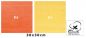 Preview: Betz 10 Stück Seiftücher PREMIUM 100% Baumwolle Seiflappen Set 30x30 cm Farbe orange und gelb