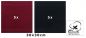 Preview: Betz 10 Piece Towel Set PREMIUM 100% Cotton 10 Face Cloths Colour: dark red & black