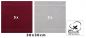 Preview: Betz 10 Piece Towel Set PREMIUM 100% Cotton 10 Face Cloths Colour: dark red & silver grey