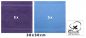 Preview: Betz 10 Piece Towel Set PREMIUM 100% Cotton 10 Face Cloths Colour: purple & light blue