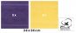 Preview: Betz 10 Piece Towel Set PREMIUM 100% Cotton 10 Face Cloths Colour: purple & yellow