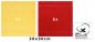 Preview: Betz Set di 10 lavette Premium misura 30 x 30 cm 100% cotone colore giallo e rosso