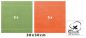 Preview: Lot de 10 serviettes débarbouillettes "Premium" couleur: vert pomme & orange, taille: 30x30 cm