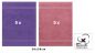 Preview: Betz 10 Piece Towel Set PREMIUM 100% Cotton 10 Guest Towels Colour: purple & old rose