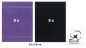 Preview: Betz 10 Stück Gästehandtücher PREMIUM 100%Baumwolle Gästetuch-Set 30x50 cm Farbe lila und schwarz