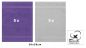 Preview: Betz 10 Piece Towel Set PREMIUM 100% Cotton 10 Guest Towels Colour: purple & silver grey