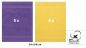 Preview: Betz 10 Piece Towel Set PREMIUM 100% Cotton 10 Guest Towels Colour: purple & yellow