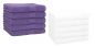 Preview: Betz 10 Piece Towel Set PREMIUM 100% Cotton 10 Guest Towels Colour: purple & white