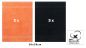 Preview: 10er Pack Gästehandtücher "Premium" Farbe: Orange & Schwarz, Größe: 30x50 cm