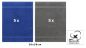 Preview: Betz 10 Piece Towel Set PREMIUM 100% Cotton 10 Guest Towels Colour: royal blue & anthracite