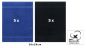 Preview: Set di 10 asciugamani per ospiti “Premium”, colore: blu reale e nero, misura:  30 x 50 cm
