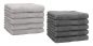 Preview: Betz 10 Piece Towel Set PREMIUM 100% Cotton 10 Guest Towels Colour: silver grey & anthracite