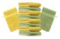 Preview: Betz 10 Piece Wash Mitt Set PREMIUM 100% Cotton Size:16x21cm Colour: apple green & yellow