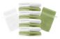 Preview: Betz lot de 10 gants de toilette taille 16x21 cm 100% coton Premium couleur vert pomme, blanc