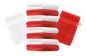 Preview: Betz lot de 10 gants de toilette taille 16x21 cm 100% coton Premium couleur rouge, blanc