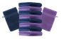 Preview: Betz Set di 10 guanti da bagno Premium misure 16 x 21 cm 100% cotone lilla e blu scuro