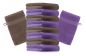 Preview: Betz 10 Piece Wash Mitt Set PREMIUM 100% Cotton  Size:16x21cm  Colour: purple & hazel