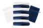 Preview: Betz 10 Piece Wash Mitt Set PREMIUM 100% Cotton  Size:16x21cm  Colour: dark blue & white