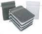 Preview: 10 Piece Set Wash Mitts Premium Colour: anthracite and white, Size: 16 x 21 cm