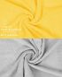 Preview: Betz 10 Piece Towel Set CLASSIC 100% Cotton 2 Face Cloths 2 Guest Towels 4 Hand Towels 2 Bath Towels Colour: yellow & silver grey