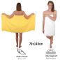 Preview: Lot de 10 serviettes "Classic" - Premium, 2 débarbouillettes, 2 serviettes d'invité, 4 serviettes de toilette, 2 serviettes de bain jaune et blanc de Betz
