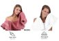 Preview: Betz Juego de 10 toallas CLASSIC 100% algodón 2 toallas de baño 4 toallas de lavabo 2 toallas de tocador 2 toallas faciales rosa y blanco