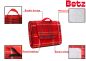 Preview: Betz Picknickdecke XXL Reisedecke Stranddecke Campingdecke Isomatte Outdoor wasserdicht Größe 180x200 cm Farbe rot