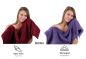 Preview: Lot de 10 serviettes Premium rouge foncé et violet, 2 serviettes de bain, 4 serviettes de toilette, 2 serviettes d'invité et 2 gants de toilette de Betz