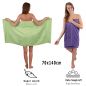 Preview: Betz Set di 10 asciugamani Premium 2 asciugamani da doccia 4 asciugamani 2 asciugamani per ospiti 2 guanti da bagno 100% cotone colore verde mela e lilla