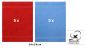 Preview: Betz 10 Toallas para invitados PREMIUM 100% algodón 30x50cm en rojo y azul claro