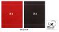 Preview: Set di 10 asciugamani per ospiti PREMIUM, colore: rosso e marrone scuro, misura:  30 x 50 cm