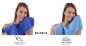 Preview: Betz 10 Piece Towel Set PREMIUM 100% Cotton 10 Guest Towels Colour: royal blue & light blue