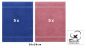 Preview: Betz 10 Piece Towel Set PREMIUM 100% Cotton 10 Guest Towels Colour: royal blue & old rose