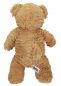 Preview: Teddybär mit kariertem Schal, braun 38cm